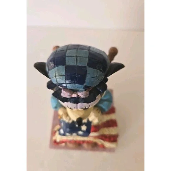 Jim Shore 2005 Disney Minnie Mouse "Stitching Freedom's Promise" Flag - Picture 4 of 8